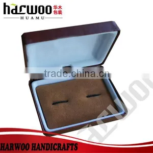 Uxury Black Wooden Cufflink Packing Box Wholesale thumbnail-1