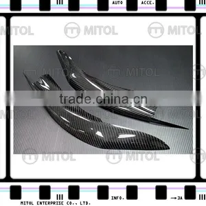 For Subaru WRX 2014- Carbon Fiber Car Headlight Eyelids Car Eyebrows thumbnail-1