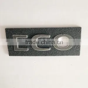 Custom 3D Adhesive Plastic Chrome Letter Emblem Car Letter Stickers thumbnail-3