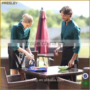 Customized Restaurant Coffee Shop Waiter and Waitress Workwear Uniform Design thumbnail-1