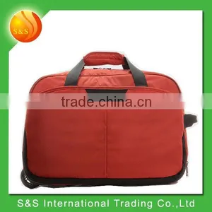Large-capacity Duffel Bag Nylon Waterproof Trolley Travel Bag on Wheels thumbnail-1