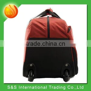 Large-capacity Duffel Bag Nylon Waterproof Trolley Travel Bag on Wheels thumbnail-3
