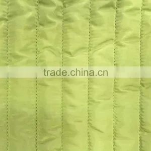 Fashion Polyester Stripe Embroidered Thermal Padded Fabric With Quilting for Down Coats/jacket thumbnail-1