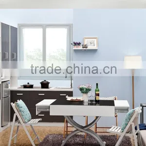 Multifunction Lift Coffee Table Adjustable Tea Table Design Expandable Tempered Glass Folding Dining Tables thumbnail-6