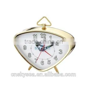 Wind up Clock in Triangle Shaped, Customize Alarm Clock thumbnail-2