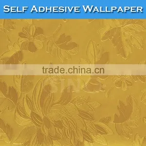 5201 Trade Assurance Gold Decorative 3D Wallpaper For Restaurant thumbnail-1