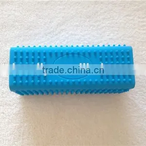 2015 New Develop New Arrival Silicone With PP Pet Hair Removel Brush Dog Grooming Comb Massage thumbnail-4