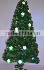 Decorated Fiber Optic Christmas Trees thumbnail-1