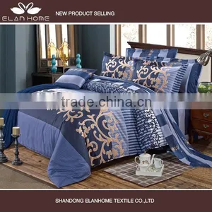 100% Cotton Bedding Sheet With Luxury Floral Print Sheet Set thumbnail-1