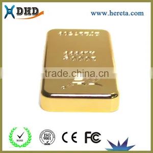 Wholesale 6000MAH Portable Gold Bar Power Bank thumbnail-2