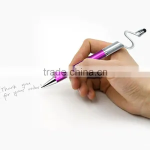 3 in 1 Universal Stylus Pen Black Ink Ballpoint Pen for Touch Screens Device Iphone thumbnail-5