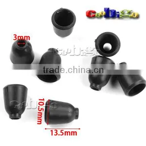 1/8"(3mm)Plastic Cord Ends Stopper Toggle Bell For 3mm Rope Sportswear Garment Backpack Accessories #FLS160-B thumbnail-1