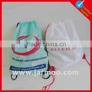 Custom Printed Clear Vinyl Pull String Bag thumbnail-6
