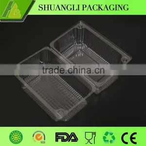 Clear Transparent Clamshell Cake Packaging Box thumbnail-3