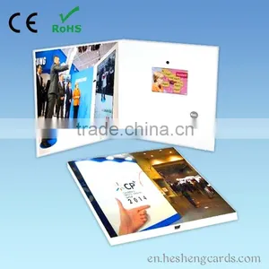 Top Quality 2.4"customized Sex hd Lcd Mp4 Player Video Greeting Card for Business Promotion thumbnail-1