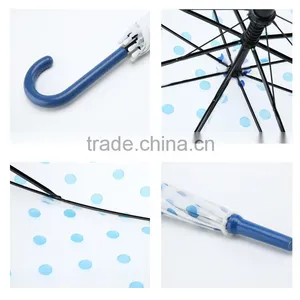 Promotional Transparent Long Umbrella thumbnail-5