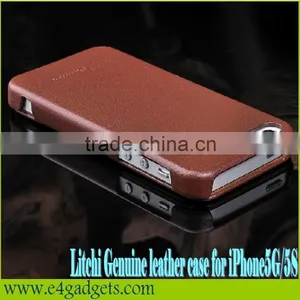 Luxury Horizontal Litchi Texture Cowhide Flip Leather Case for Iphone5/5s,for Iphone5/5s Case thumbnail-1
