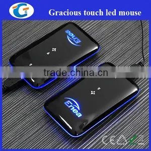 Gracious RoHS Custom LED Logo USB Cable Slim Mouse thumbnail-1