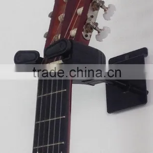 Custom /Stock Long/Short Guitar Hanger / Metal/Wood Music Instrument Wall Hanger In Heart Shape Pasted to Wall thumbnail-2