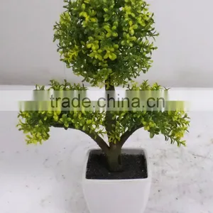 High Quality Low Cost Artificial Podocarpus Bonsai Tree for Table Decoration thumbnail-2