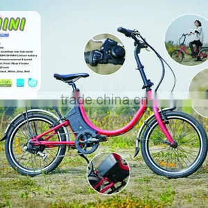 Small City e Bike 2014 New Design Brushless Motor Wheel e Bike thumbnail-1