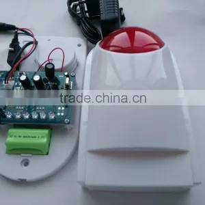 Wireless Outdoor Siren Tamper Alarm Wireless Siren With Strobe Light Combined Strobe Light Electronic Siren Alarm SL-350W thumbnail-5