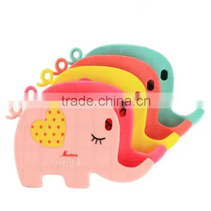 The Most Cute and High Quality Custom Elephant Design Silicone Mobile Phone Cover thumbnail-1