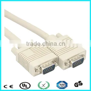 Good Price HD 15pin 3+4 Male to Male VGA Cable for Computer thumbnail-2