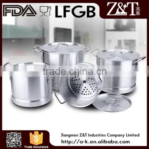 Straight Turkey Cooking Aluminum Pot With Steamer thumbnail-1