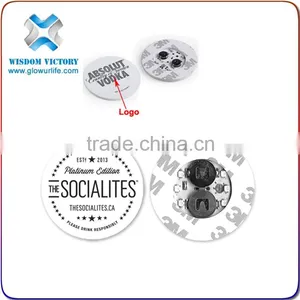 Halloween Romantic Dinner Series Wholesale Oem Led Flashing Coaster,led Light Sticker thumbnail-6