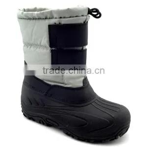 Men Long Boots Leather Neoprene Boots thumbnail-1