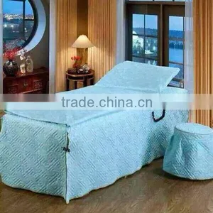 SPD015 Blue 100% Cotton Cheap Comfortable Bed Cover for Massage thumbnail-1
