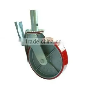 Cast Iron pu Scaffold Caster With Brake thumbnail-1
