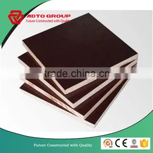 Anti-Slip WBP Shuttering Plywood Brown Film Faced Plywood for Concrete Formwork thumbnail-1