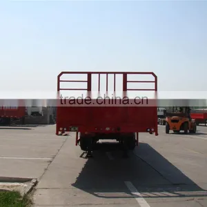 Light-duty Light-duty Tri-axle 60T Side Wall Semi Trailer for Sale thumbnail-4