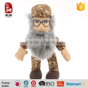 Hot Sale Lovely Uncle With Full Beard Plush Baby Toy Soft thumbnail-1