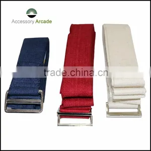 Yoga Accessories Adjustable Metallic Buckles Cotton Yoga Belt thumbnail-5