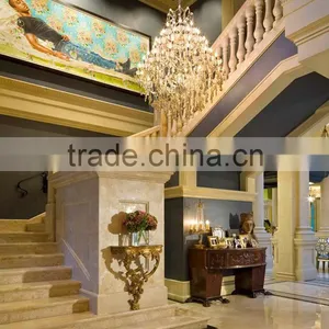 Grand Island Villa Project Designs Interior and Exterior Beige Limestone Columns thumbnail-3