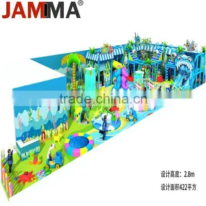 2016 New Ocean Style Children Play Center Kids Indoor Playground for Sale Children Commercial Indoor Playground Equipment thumbnail-4