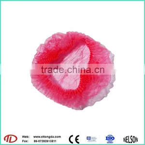 Nonwoven Round Medical Clean Room Disposable Clip Cap for Hospital thumbnail-1