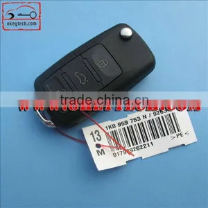 OkeyTech VW Remeot Key 3 Button 1JO 959 753 DJ ID48 Chip 315Mhz Remote Key for vw Remote Key thumbnail-1