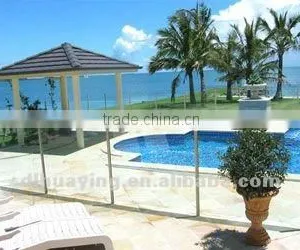 Clear Tempered Glass Swimming Pool Fence thumbnail-1