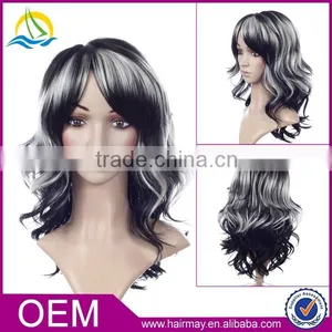 Free Lace Wig Samples Synthetic Wig Body Wave Artificial Full Lace Monofilament Wig With Baby Hair thumbnail-1