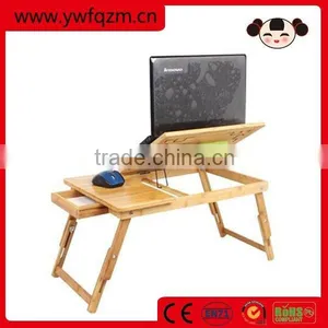 Folding Study Desk Laptop Computer Desk With Usb Fan thumbnail-1
