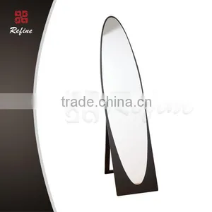 Wooden Furniture Bedroom Dressing Mirror Design Oval Wood Frame Mirror thumbnail-1