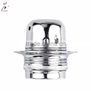 Colorful E27 Iron Lamp Socket Metal Edison Bulb Holder With Ring thumbnail-1