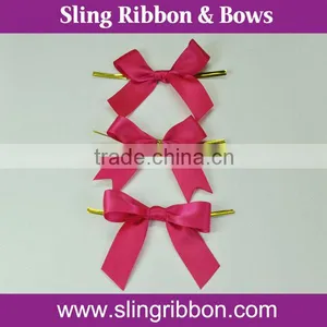 Cheapest Gift Packaging Polyester Ribbon Bows thumbnail-1