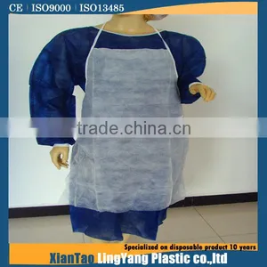 Disposable Plastic Blue Apron thumbnail-1