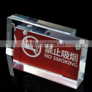 no Smoking Acrylic Sign Display thumbnail-2