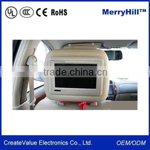 7 " 10 " 12 " 15 Inch LCD Cab Car Taxi Headrest Advertising Screen With WIFI 3G Optional thumbnail-4